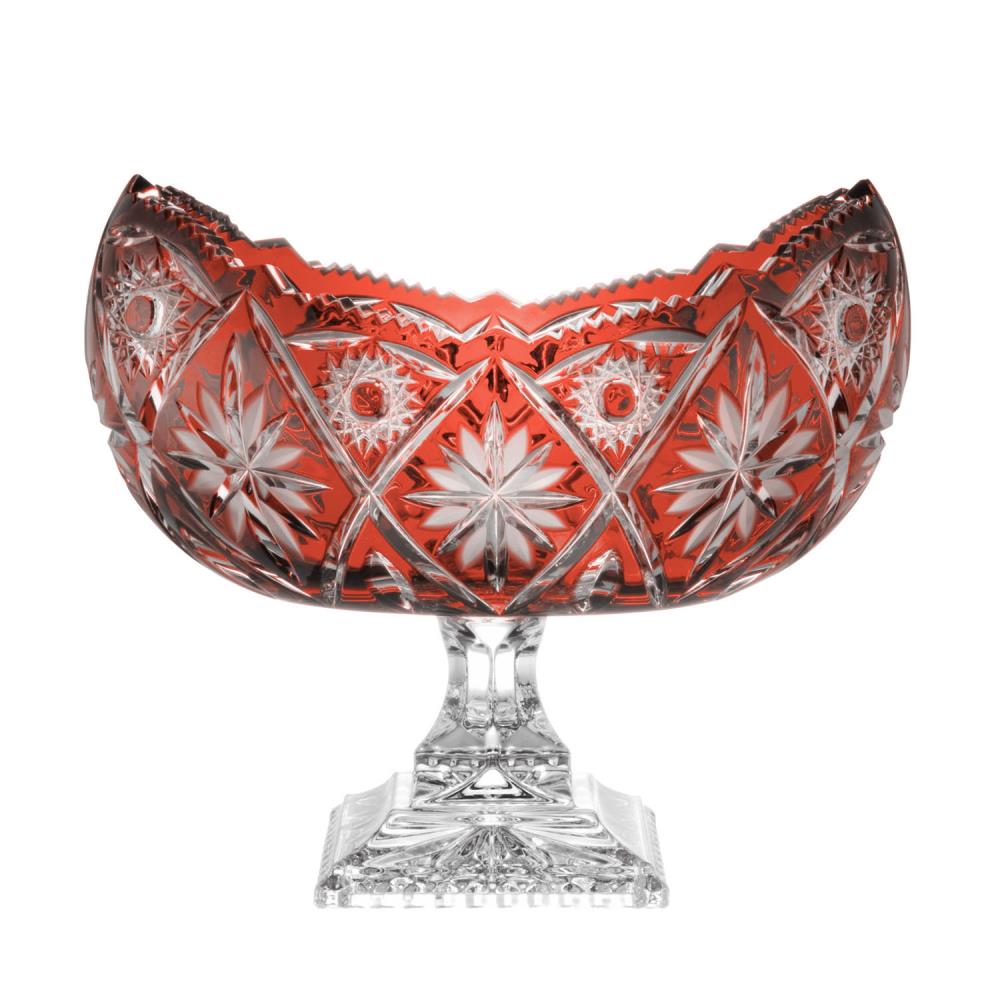 Jardiniere Kristall Nizza rubin rot (26 cm)