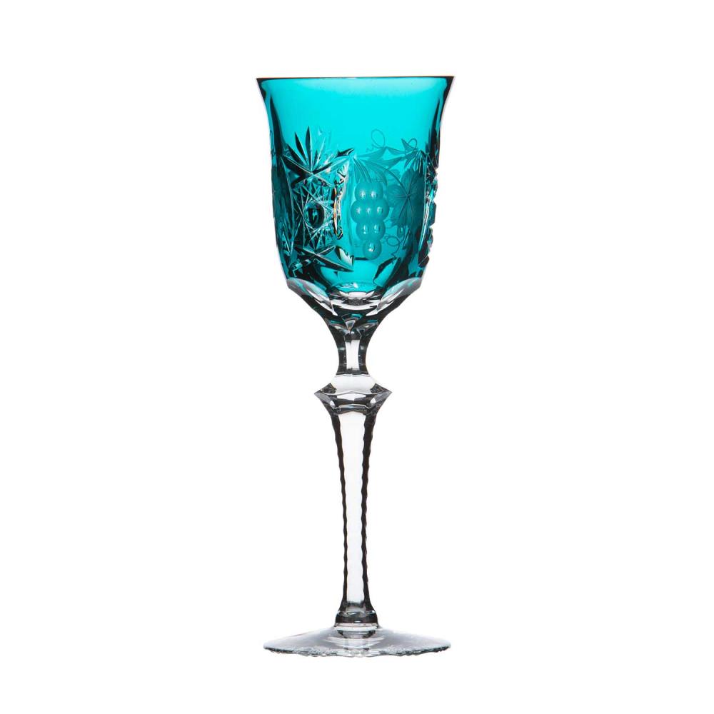 Weinglas Kristall Traube azur (23,5 cm)