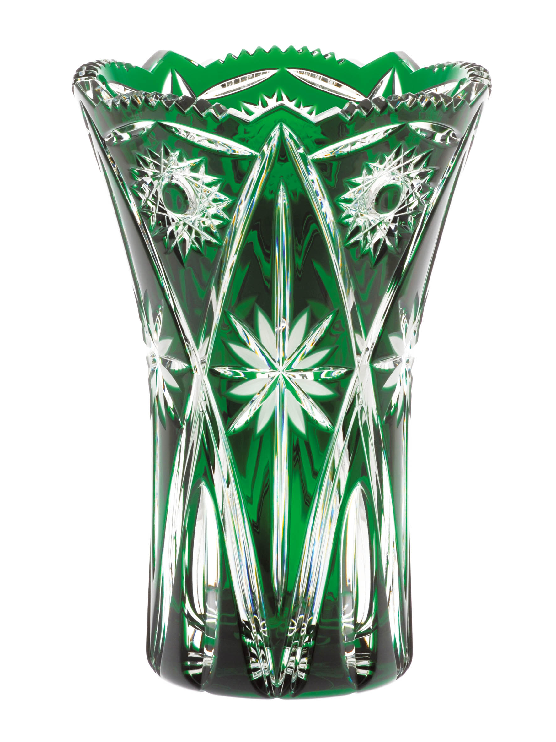 Vase Kristall Nizza smaragd (26 cm)