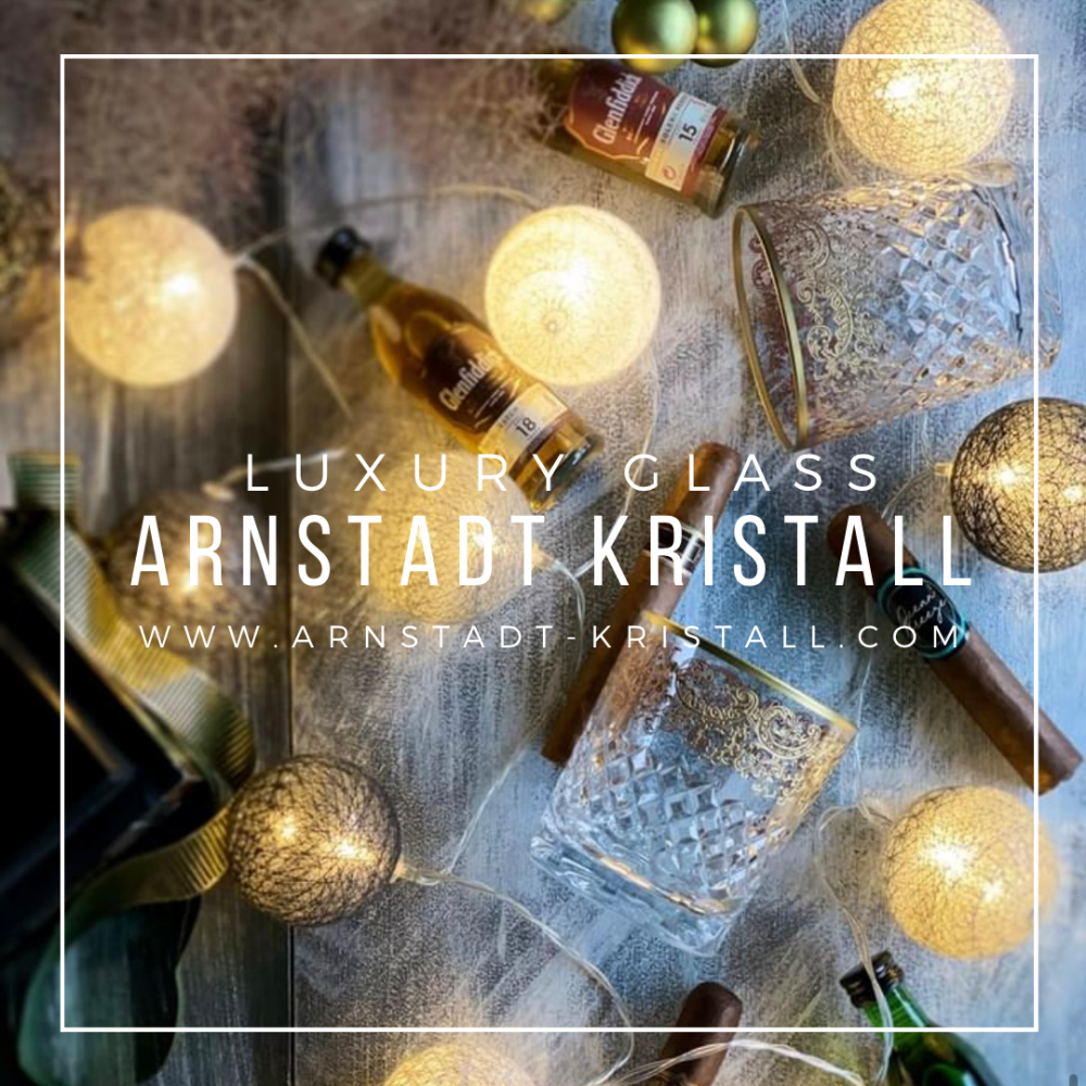 Whiskyglas Kristall Arabeske clear (9,3 cm)