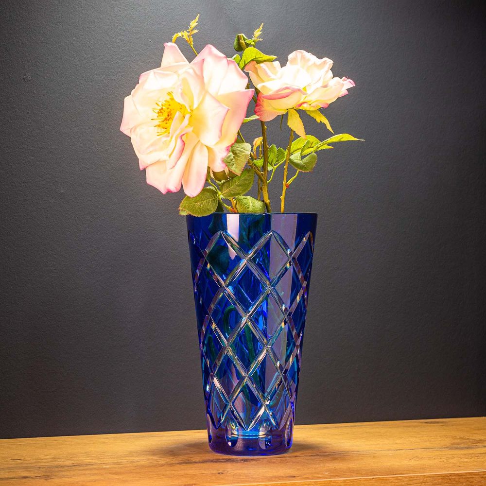 Vase Kristall Sunline aqua (28 cm)