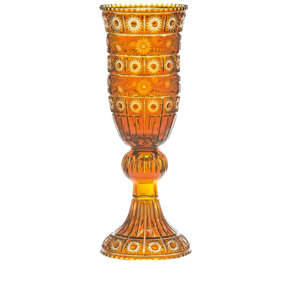 Vase Kristall Madlein amber (70 cm)