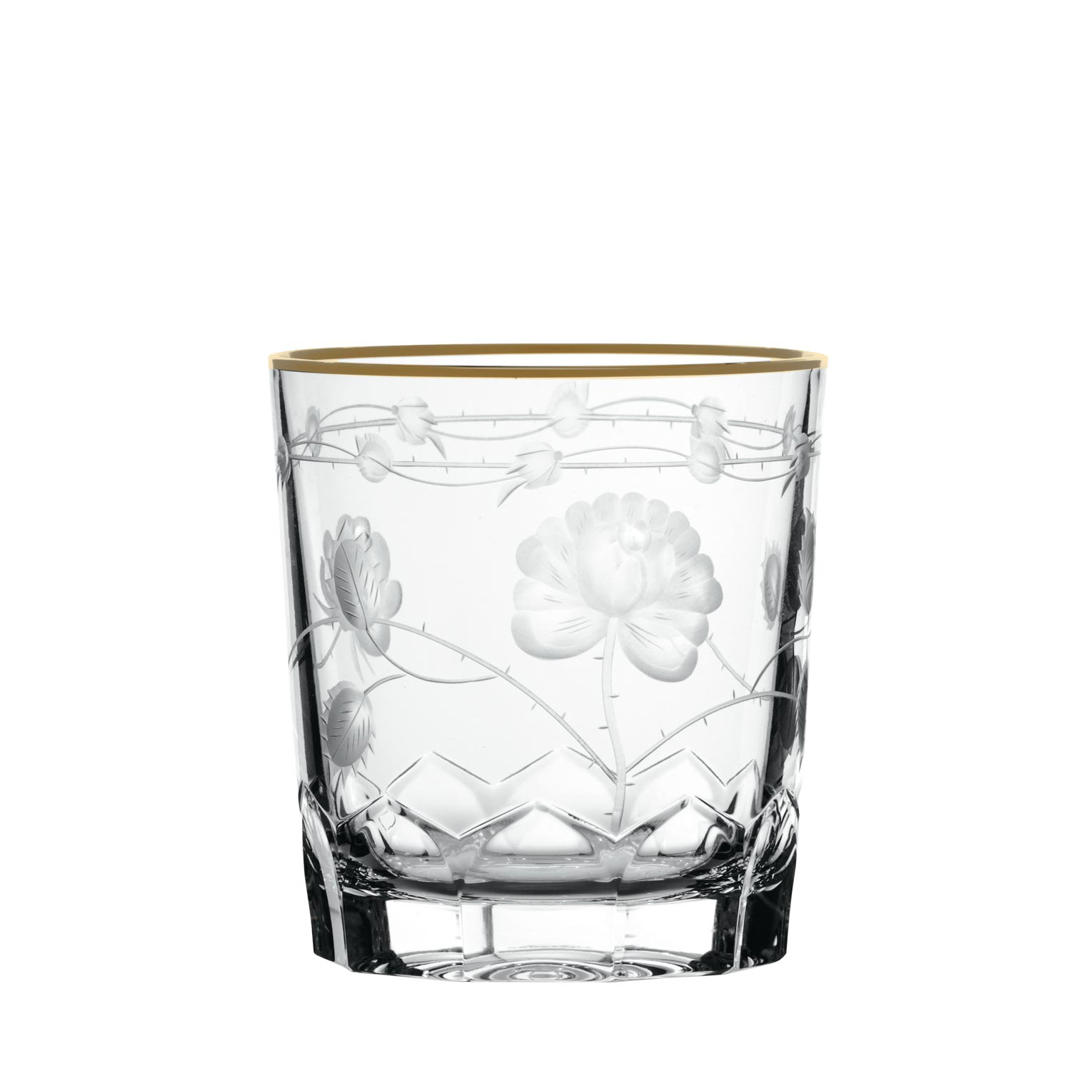 Whiskyglas Kristall Monrose Gold clear (9,3 cm)