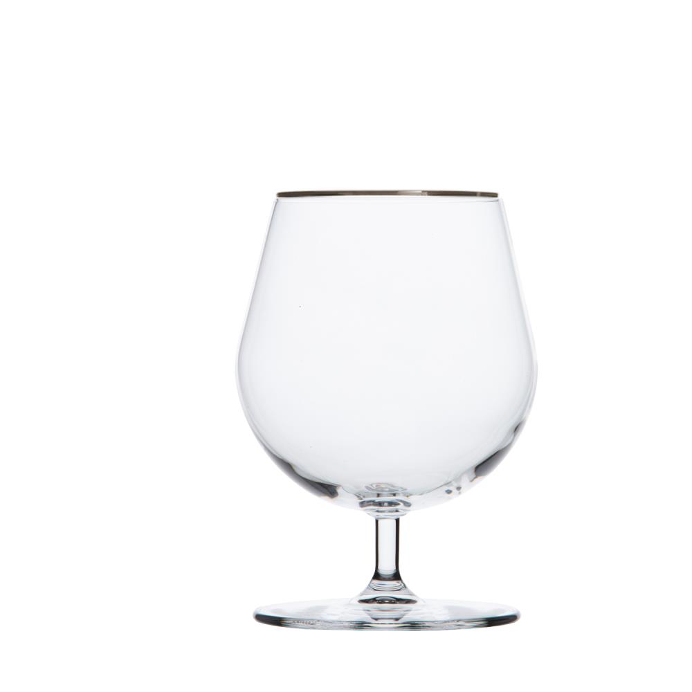 Cognacglas Kristall Pure Platin klar (ca. 12 cm)