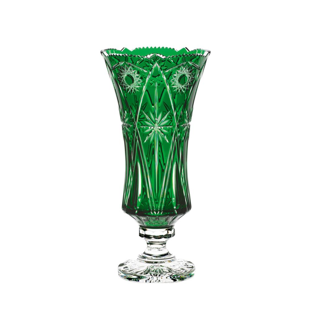Vase Kristall Nizza smaragd (43 cm)