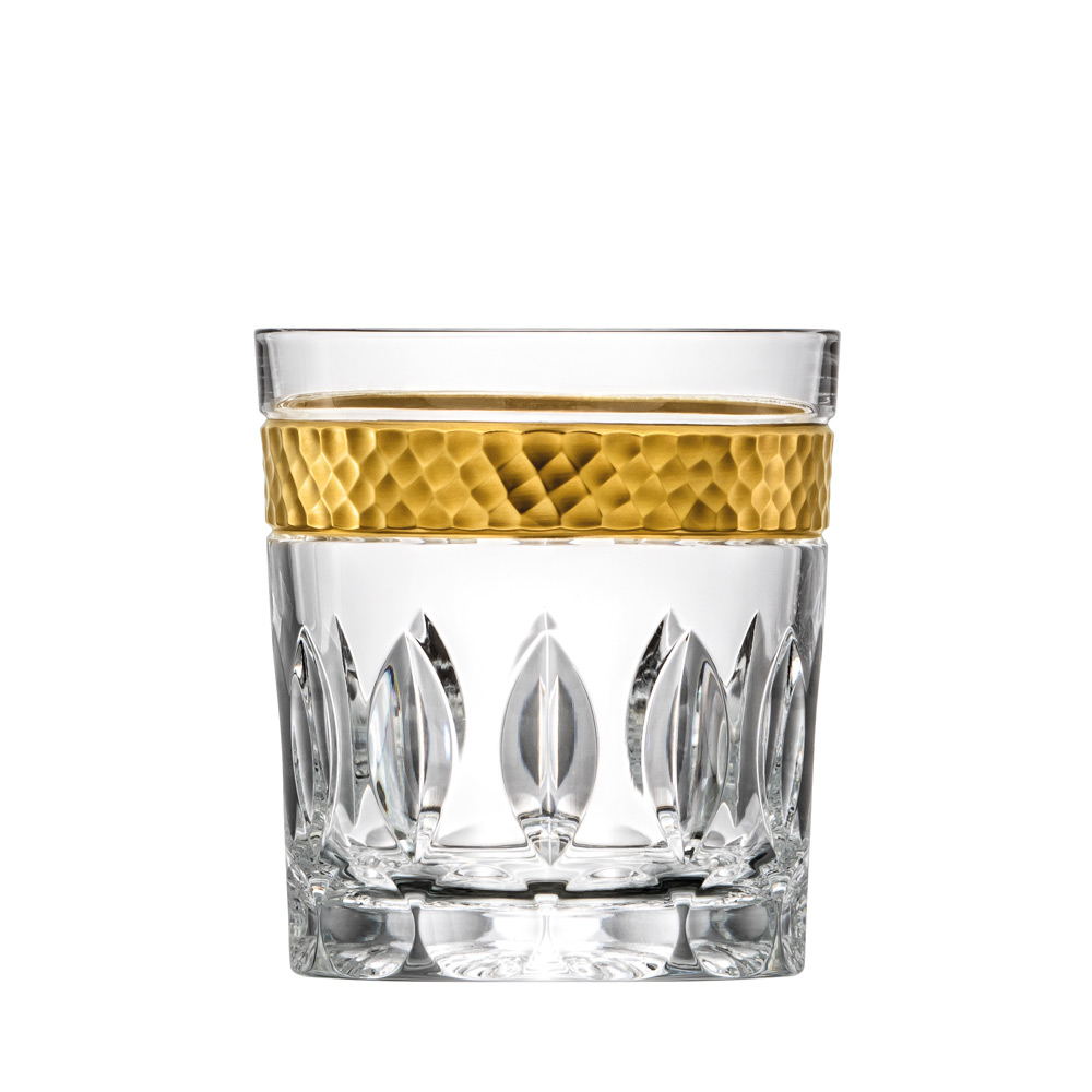 Whiskyglas Kristall Bloom Gold clear (10 cm)