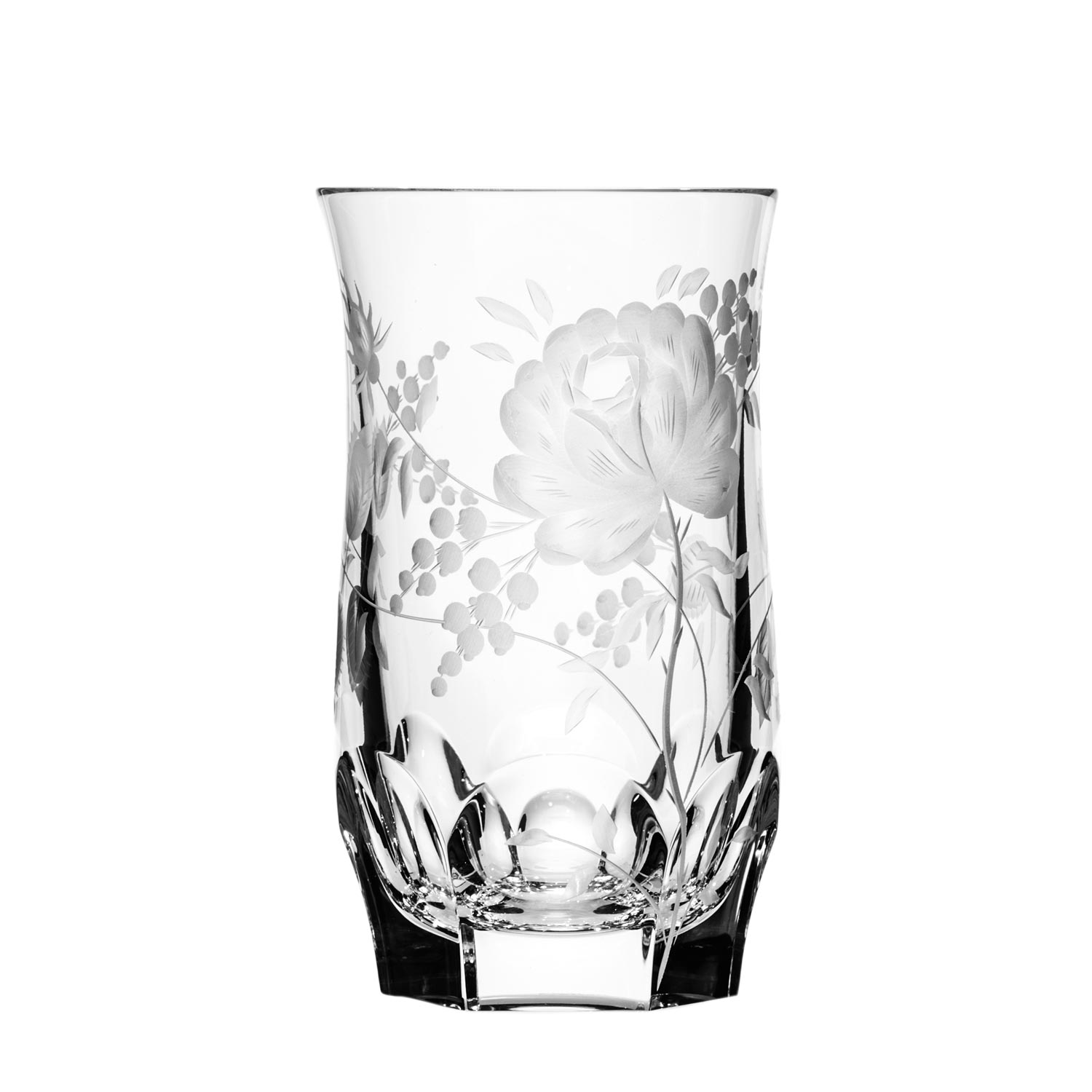 Longdrinkglas Kristall Primerose clear (13 cm)