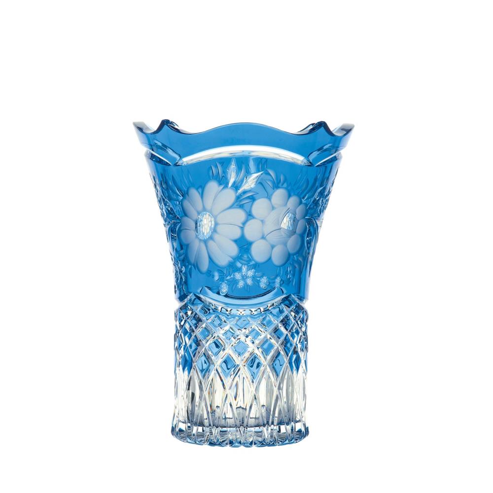 Vase Kristall Natalie aqua (26 cm)