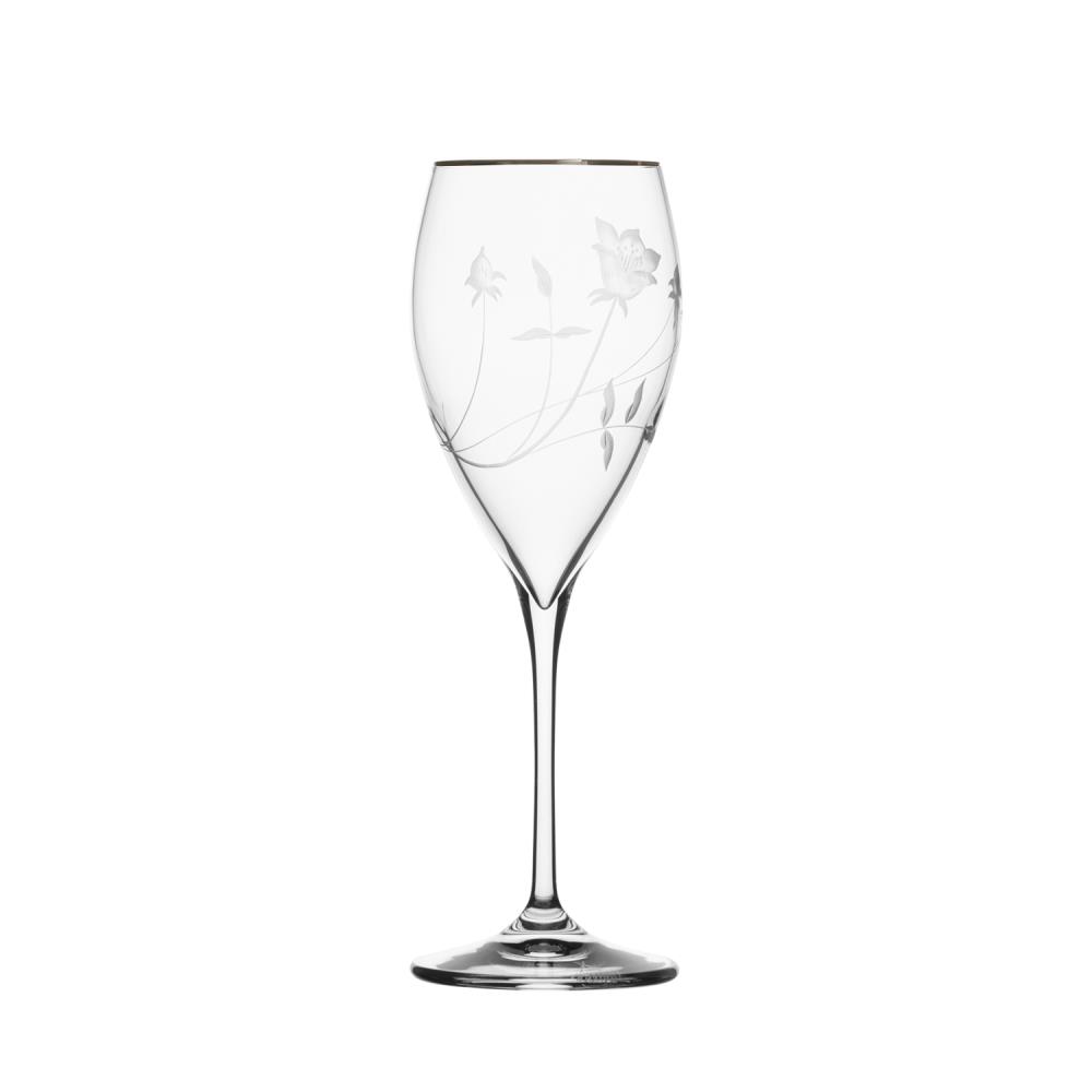 Weissweinglas Kristall Liane Platin clear (22,2 cm)