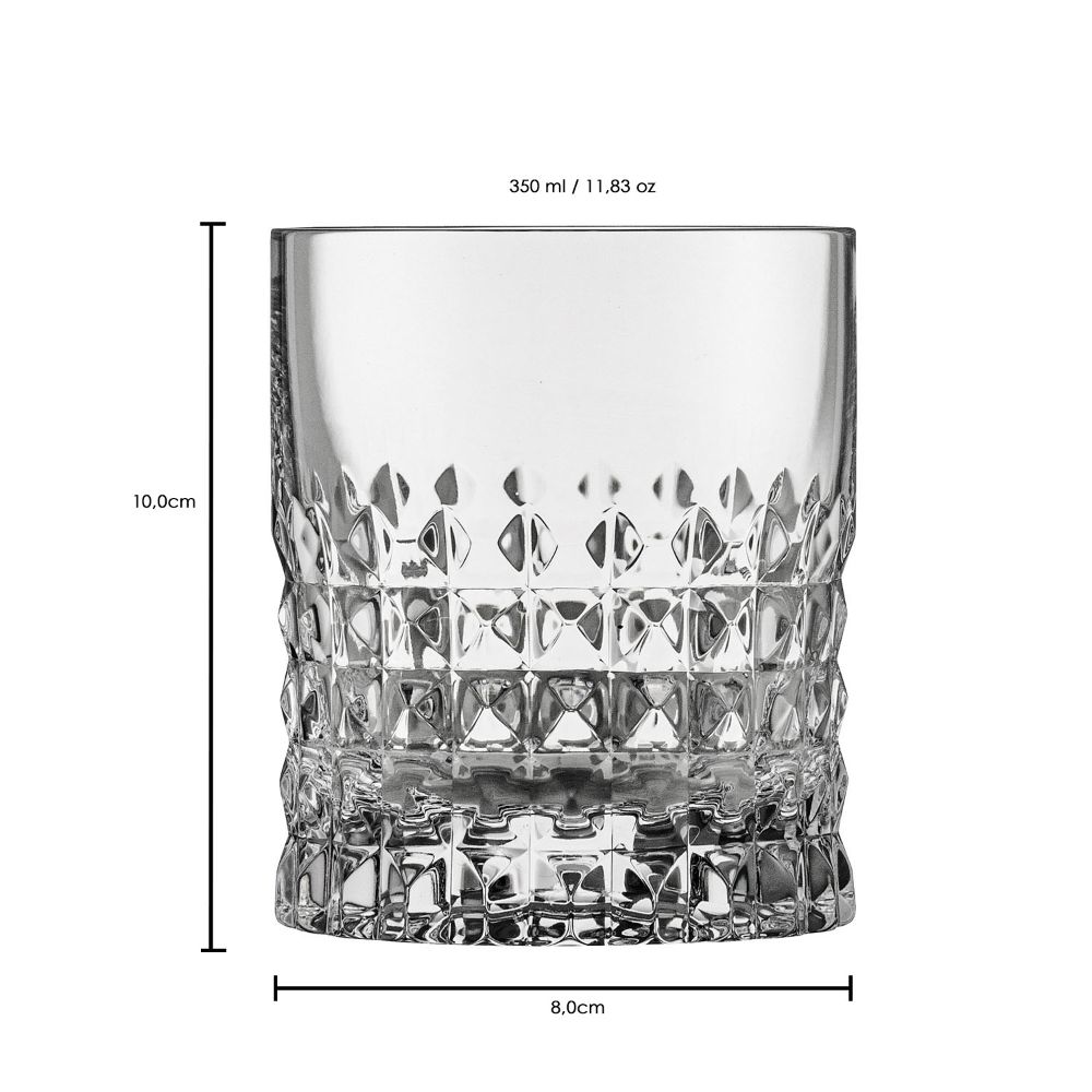 Whiskyglas Kristall Rocks clear (10 cm)