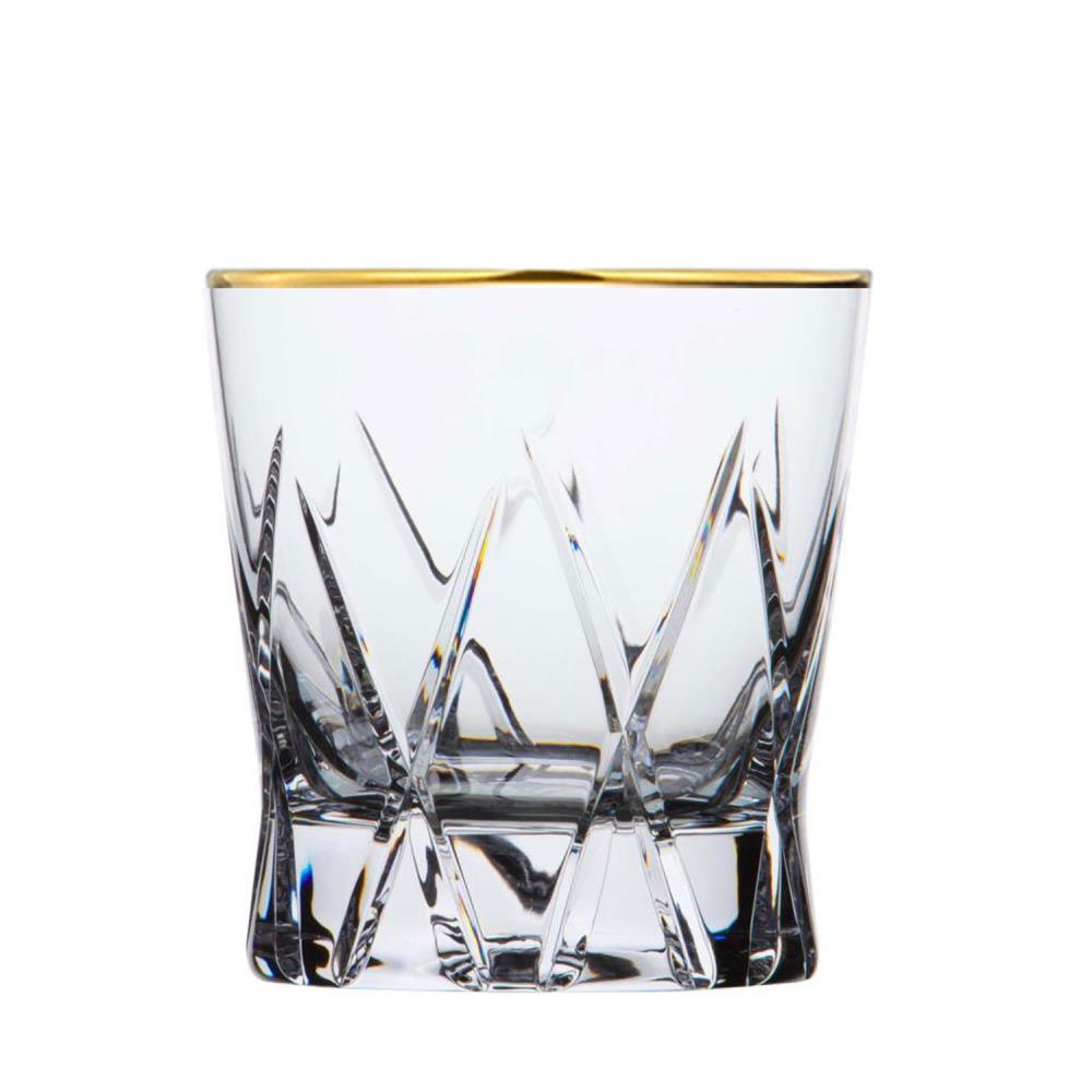 Whiskyglas Kristall London Gold clear (10 cm)